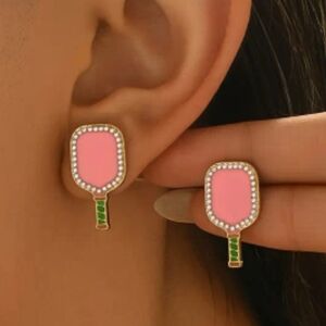 Hot Topic Pink and Green Popsicle Earrings